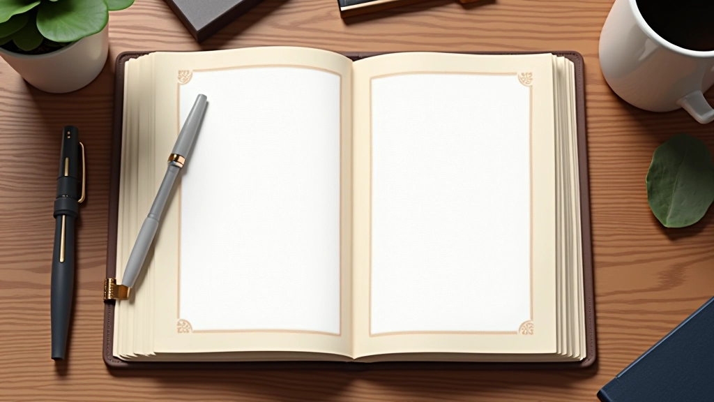 Psací stůl s notebookem a zvýrazněnými texty, ukázka rozmístění citací v obsahu